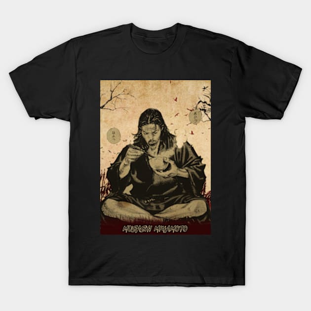 Musashi Miyamoto T-Shirt by lazymost